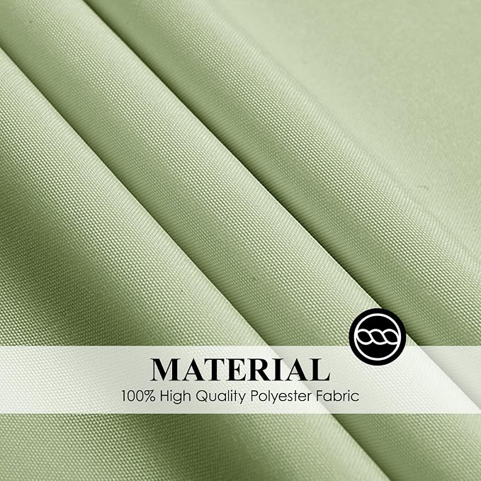 Round Tablecloth 6 Pack 90 Inch Sage Green Tablecloths Washable Decorative Linen Polyester Table Clothes Cover for Dining Table Banquets Buffet Parties and Wedding