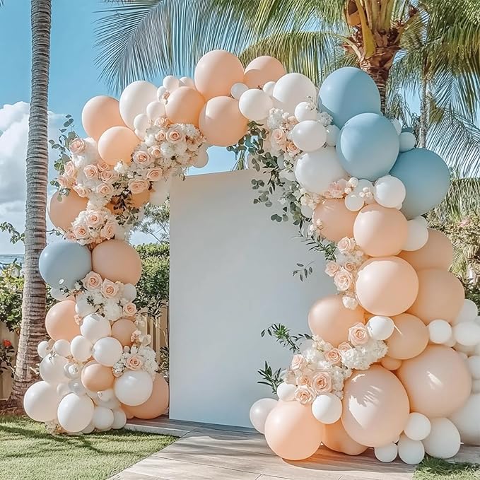 Light Pink Balloons, 98PCS Double Stuffed Blush Balloon Garland Arch Kit, 18/12/10/5 Inch Different Sizes for Birthday Party Graduation Wedding Anniversary Baby Shower Decorations