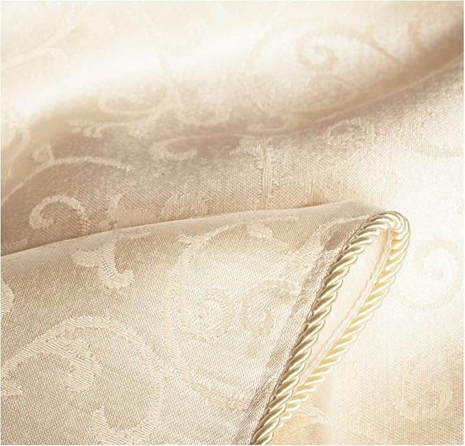 Lenox Opal Innocence 60"x120" Oblong Tablecloth, Ivory
