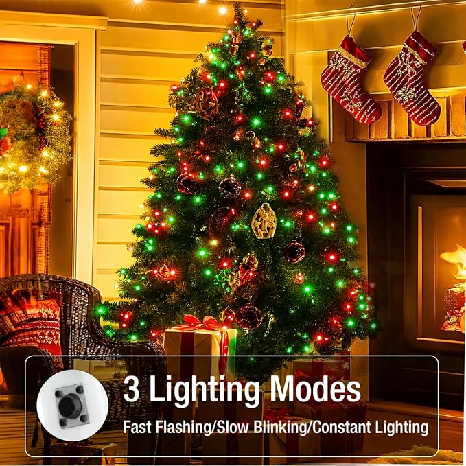 12 Pack Fairy Lights Battery Operated - 7ft 20 Led Twinkle Lights 3 Modes, Bulk Mini String Lights Waterproof for Mason Jars Vases Crafts Party Wedding Decoration Christmas -Multicolor