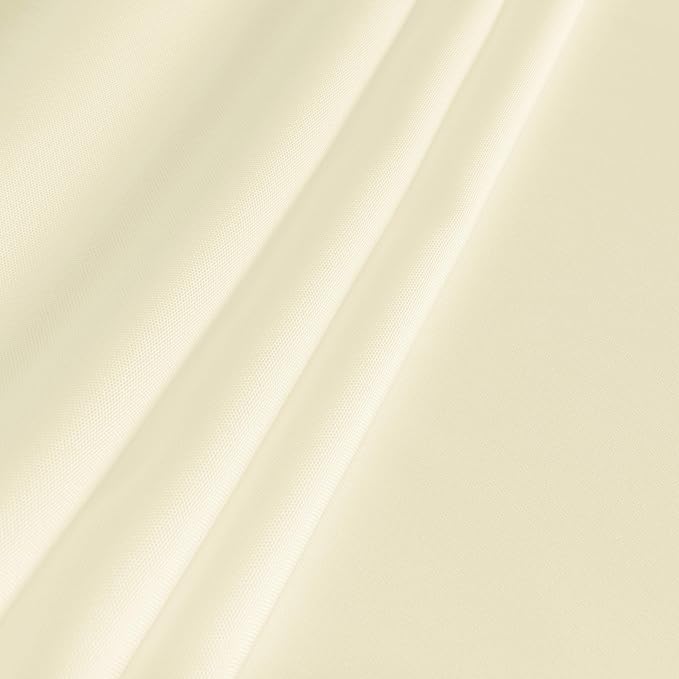 sancua Rectangle Tablecloth - 90 x 156 Inch - Water Resistant Spill Proof Washable Polyester Table Cloth, Decorative Fabric Table Cover for Dining Tables, Buffet Parties and Camping, Beige