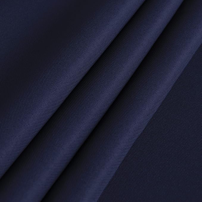 sancua Rectangle Tablecloth - 54 x 108 Inch - Stain and Wrinkle Resistant Washable Polyester Table Cloth, Decorative Fabric Table Cover for Dining Tables, Buffet Parties and Camping, Navy