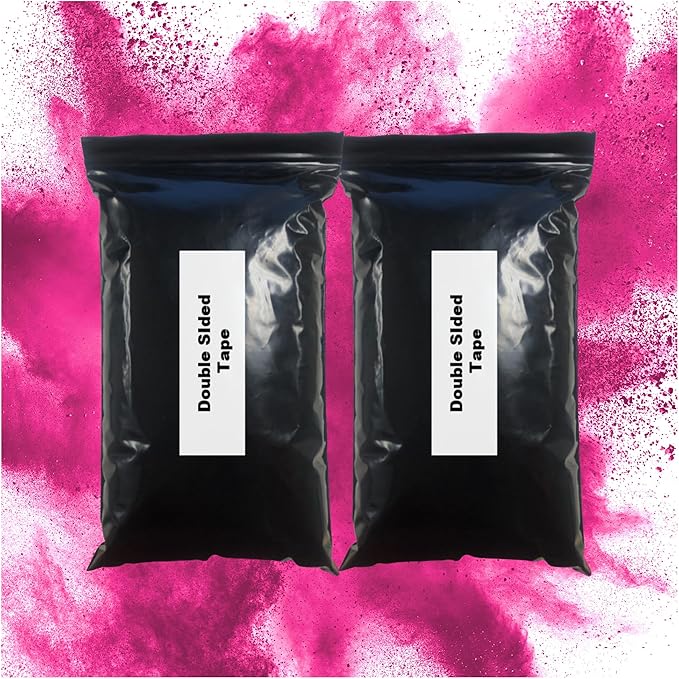 Color Blaze Black-Out Baby Gender Reveal Powder - 2lbs of Colored Powder for Boy or Girl, For Car & Motorcycle Burnout, Toss, Photoshoot, Reveal Party & Festival - 2 Pack of 1 lb - Pink & Blue