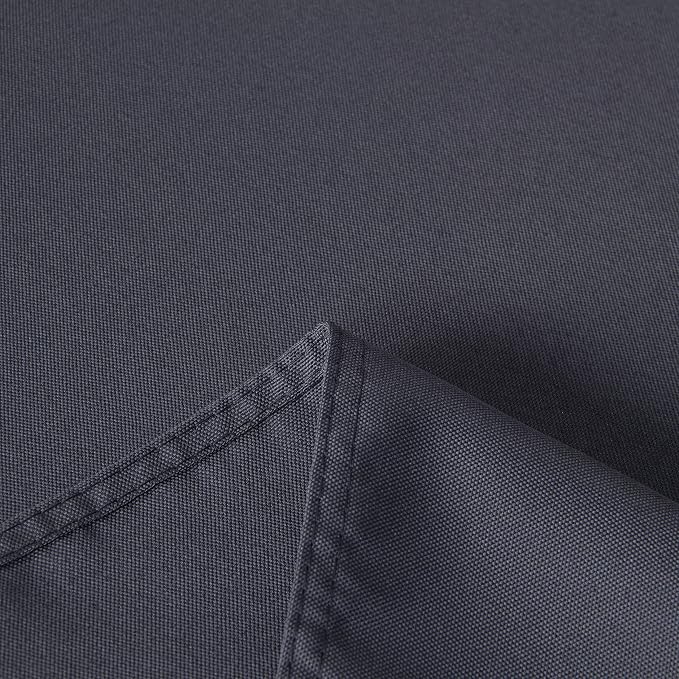 sancua Rectangle Tablecloth - 54 x 120 Inch - Water Resistant Spill Proof Washable Polyester Table Cloth, Decorative Fabric Table Cover for Dining Tables, Buffet Parties and Camping, Grey