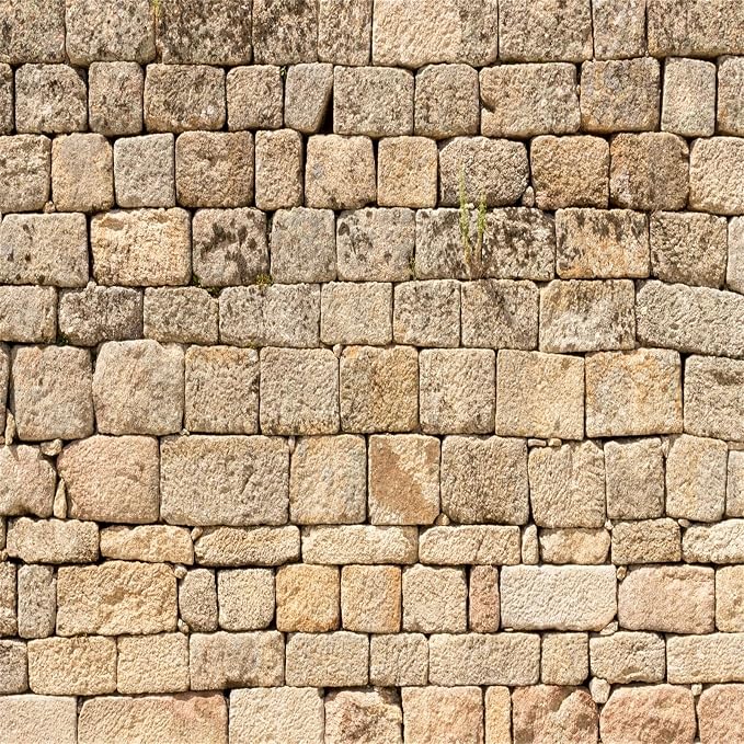 BELECO 10x10ft Fabric Vintage Brick Stone Wall Backdrop for Photography - Ancient Rock Textured Background Wallpaper for Castle, Party Decorations, Studio Booth Photo Props