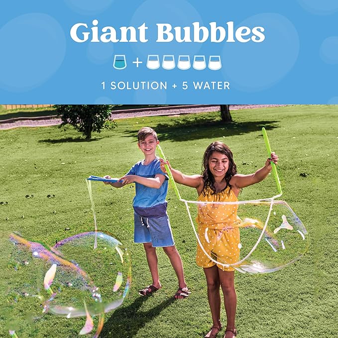 JOYIN 100 Oz Concentrated Bubble Solution (up to 8 Gallon) for Large Party in Summer Celebrations, Party Favor, Bubble Summer Toy, Classroom Prizes, Easter (Orange)