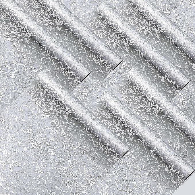 Chumia 12 Pieces Silver Table Runner 12 x 85 Inch Sequin Glitter Table Runner Roll Metallic Thin Mesh Fabric Decor for Party Wedding Shower Birthday Baby Shower Party Supplies