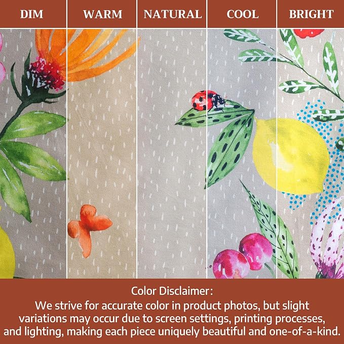 Maison d' Hermine Table Cloth Rectangle Table 100% Cotton 70 x 120 Inches Tablecloth Reusable Decorative for Dining Kitchen Room Farmhouse Party Home Hotel Restaurant Spring Summer- Jardin D'Ete - Fog