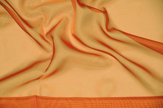Sedona Designz 120" Wide x 5 Yards Roll - Sheer Voile Chiffon Fabric - Perfect for Draping Panels, Masking, Weddings, Events, Party Decor, Backdrops, Soft and Flowing, Event Decoration