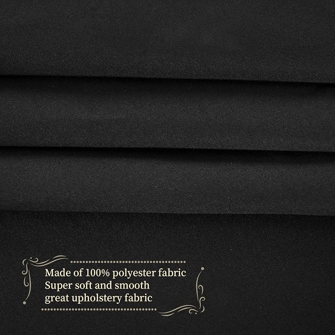fani 8 Pack Square Tablecloth 52 x 52 Inch, Black Tablecloth for Square Table, Stain and Wrinkle Resistant Washable Polyester Table Cloth, Decorative Fabric Table Cover for Wedding Buffet Parties