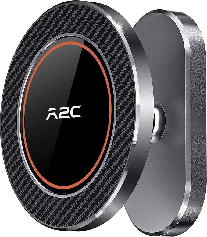 A2C Alloy Magnetic Golf Cart Phone Holder for MagSafe iPhone Golf Gifts Men | Unique Golf Gift for Golfers Dad Him Father Husband Ladies, Golf Accessories Essentials Gadgets Fits EZGO, Club Car, Yamaha