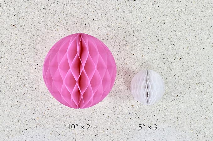 Eco Friendly Paper Party Decoration Set - 45 Pieces, Golden Blush - Plastic-Free FSC Sustainable Recyclable Reusable Pack