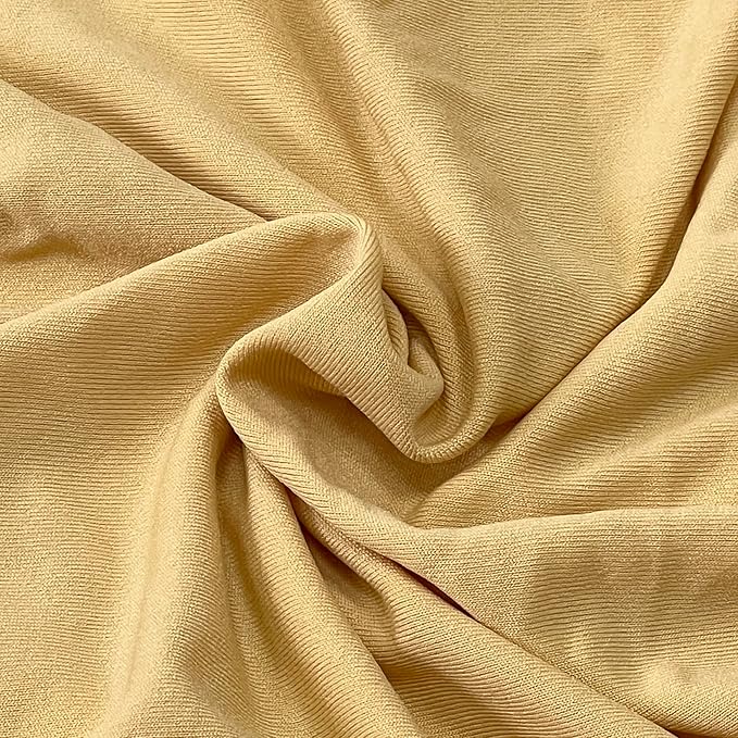 HAINARverS Stretch Spandex Folding Chair Covers 30PCS Universal Fitted Chair Cover Protector for Wedding,Party, Banquet, Holidays, Celebration, Decoration(Champagne, 30 PCS)