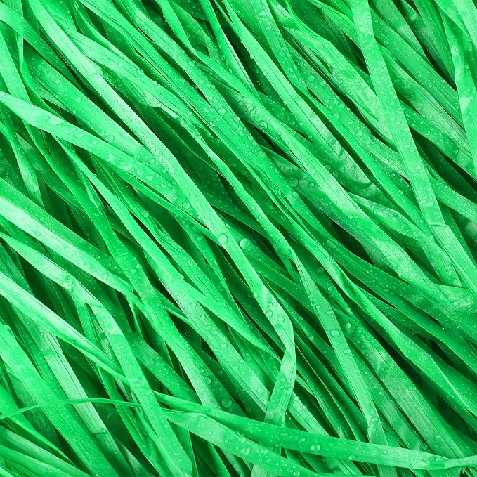 Fovths 6 Pack Luau Grass Table Skirt Natural 9 Feet x 29.5 Inch Hawaiian Table Skirt for Tropical Hawaiian Party Decorations Luau Party Costume Party, Green