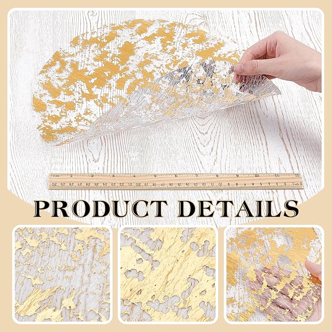 150PCS Disposable Gold Placemats Set, 13 Inch Gold Foil Table Mats Bulk, Metallic Mesh Pressed Round Doilies for Tables, Paper Placemats for Wedding Birthday Dining Party Table Home Decor