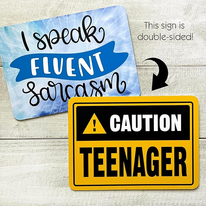 Plastic Photo Booth Prop Signs - Teenage Party Mix - PG-13 Family Friendly