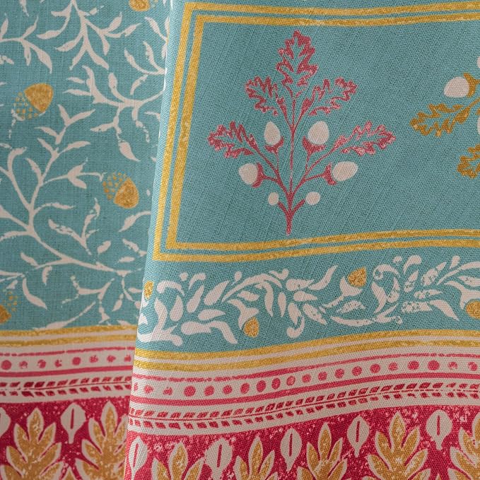 Maison d'Hermine Table Cloth Round Table 100% Cotton 69 Inches Tablecloth Reusable Decorative Everyday Use for Dining Room, Farmhouse, Home, Party, Festive & Wedding - Carpo