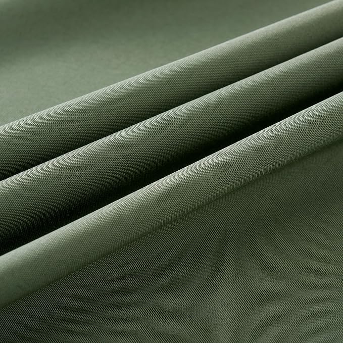 2-Pack 60x144 inch Sage Green Table Cloths, Solid Stain and Wrinkle Resistant Oblong Tablecloth, Premium Plain Weave Polyester Fabric Rectangle Table Linen Covers for Hotel, Banquet