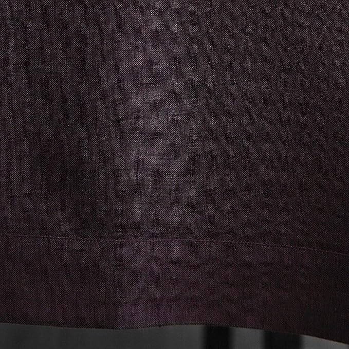 Solino Home Grape Linen Tablecloth 60 x 108 Inch - 100% Pure Linen Table Cloth for Rectangle Tables - Athena, Machine Washable Tablecloth for Summer