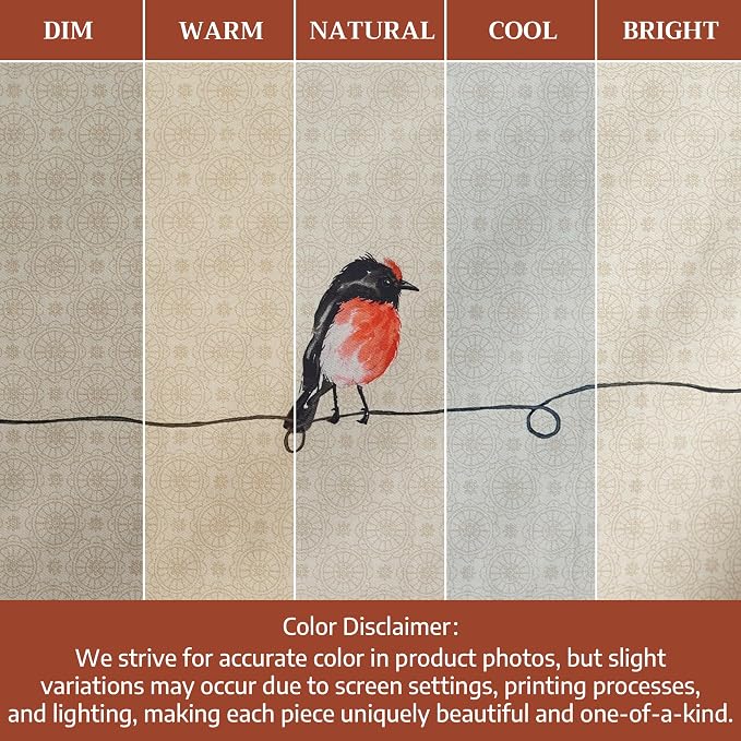 Maison d' Hermine Birdies On Wire 100% Cotton Tablecloth 54 - inch by 72 - inch.