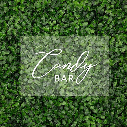Andaz Press Candy Bar Acrylic Sign, 7.5 x 11 Inch, Stand Included, Wedding, Dessert Candy Bar Table, Bridal Shower, Bachelorette, Engagement, Birthday, Baby Shower, Graduation, Holiday, Events