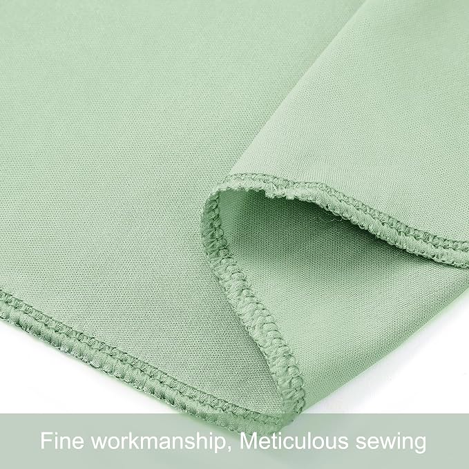 6 Panels Sage Green Backdrop Curtains for Wedding Party Wrinkle Free Backdrops Curtain Drapes Fabric Decorations Photo Back Drop Cloth for Baby Shower Photography Stage Reception 30ft(W) x 12ft(H)