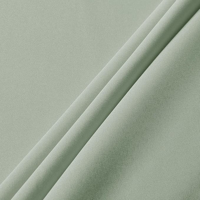 sancua Rectangle Tablecloth - 60 x 84 Inch - Stain and Wrinkle Resistant Washable Polyester Table Cloth, Decorative Fabric Table Cover for Dining Tables, Buffet Parties and Camping, Sage Green