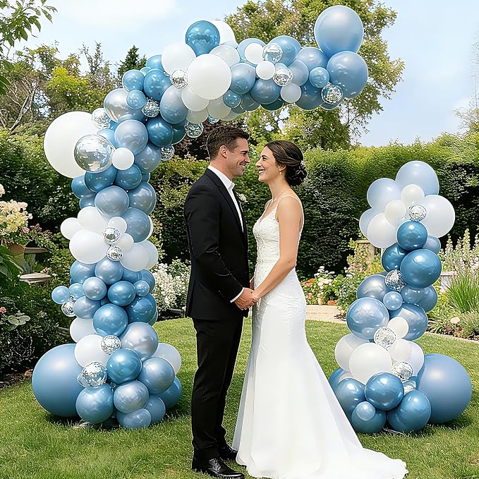Balloon Arch Stand Kit 9ft &5.6ft,Heavy Duty Base With Water Filling Bag Bendable Half Arch Balloon Arch for Birthdays Holiday Decorations And Other Indoor And Outdoor Parties No Balloons (gold)