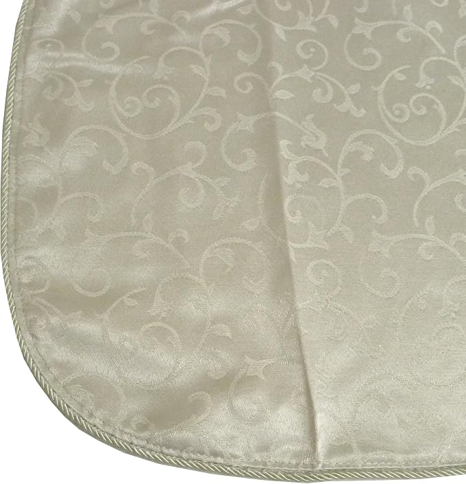 Lenox Opal Innocence 60"x140" Oblong Tablecloth, Platinum