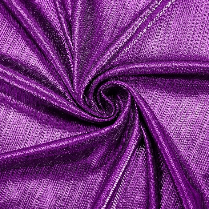 Purple Sequin Backdrop Curtains 9.6x10ft - Glitter Photography Backdrops with Non-Shedding Shimmer Wrinkle-Free Stage Drapes for Birthday Halloween Studio Shoots (4.8x10ft 4 Panels)