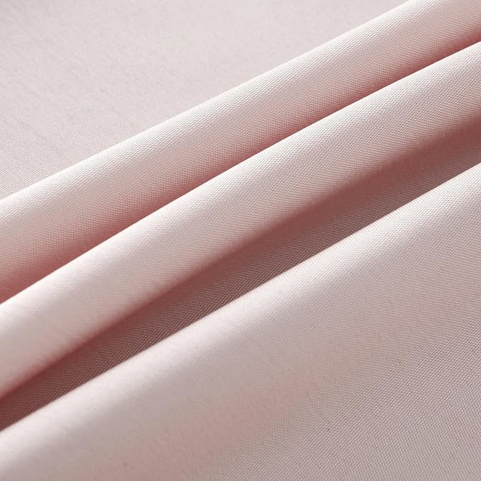 6-Pack 60x120 inch Dusty Pink Table Cloths, Solid Stain and Wrinkle Resistant Oblong Tablecloth, Premium Plain Weave Polyester Fabric Rectangle Table Linen Covers for Hotel, Wedding