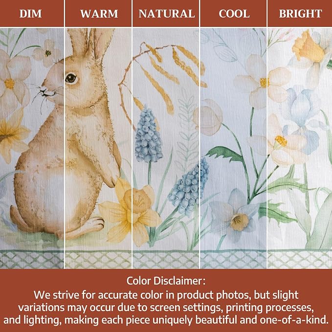 Maison d' Hermine Table Cloth Rectangle Table 100% Cotton 70 x 108 Inches Tablecloth Reusable Decorative for Dining Kitchen Room Farmhouse Party Home Hotel Restaurant Spring Summer - Easter Dew