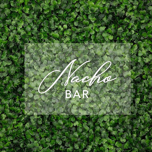Andaz Press Nacho Bar Acrylic Sign, 7.5 x 11 Inch, Stand Included, Signage for Wedding, Bridal Shower, Bachelorette, Engagement, Birthday, Baby Shower, Fiesta, Cinco De Mayo, Nacho Bar Station