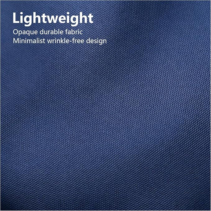 WIGENIUS 2 Pack Blue Table Cloth Rectangle Tablecloths 60X102 Inch,Polyester Table Cloth for 6 Foot Rectangle Tables,Wrinkle Resistant Washable Fabric Table Covers for Party,Wedding Banquet