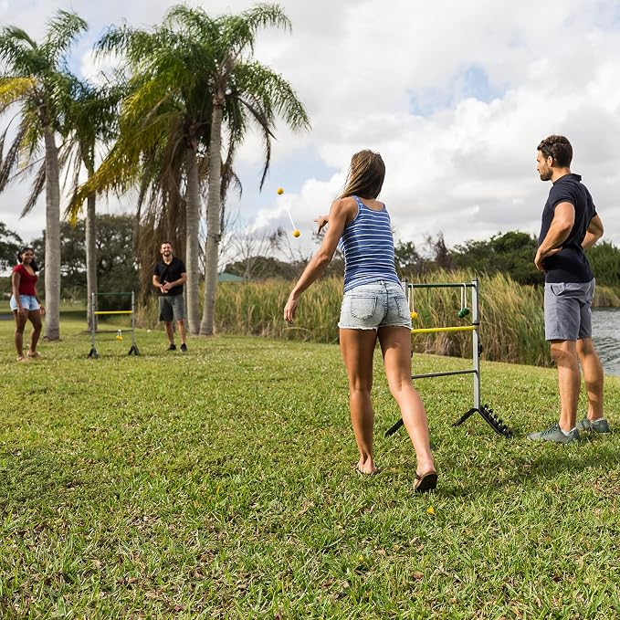 EastPoint Sports Go! Gater Premium Steel Ladderball Set - Features Sturdy Steel Material, Built-in Scoring System, Complete with All Accessories