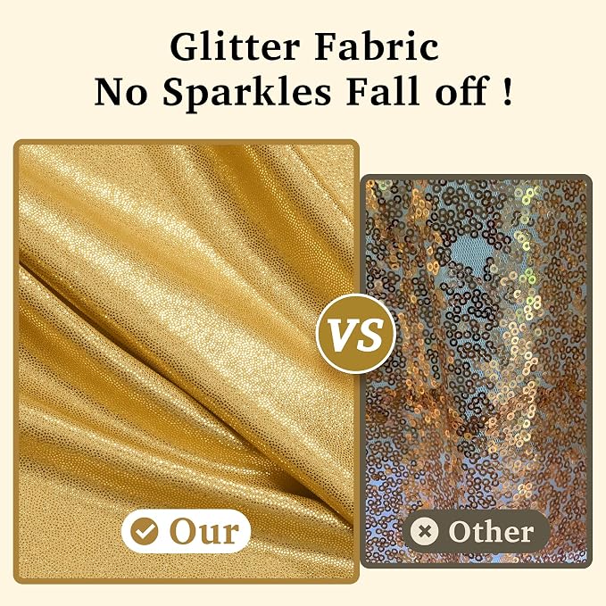 20ftx12ft Gold Sequin Backdrop Curtain Panels for Parties, Wrinkle Free Glitter Photo Backdrop Drapes 4 Panels 5x12FT Shimmer Back Drop Cloth for Wedding Birthday Christmas Photography Background
