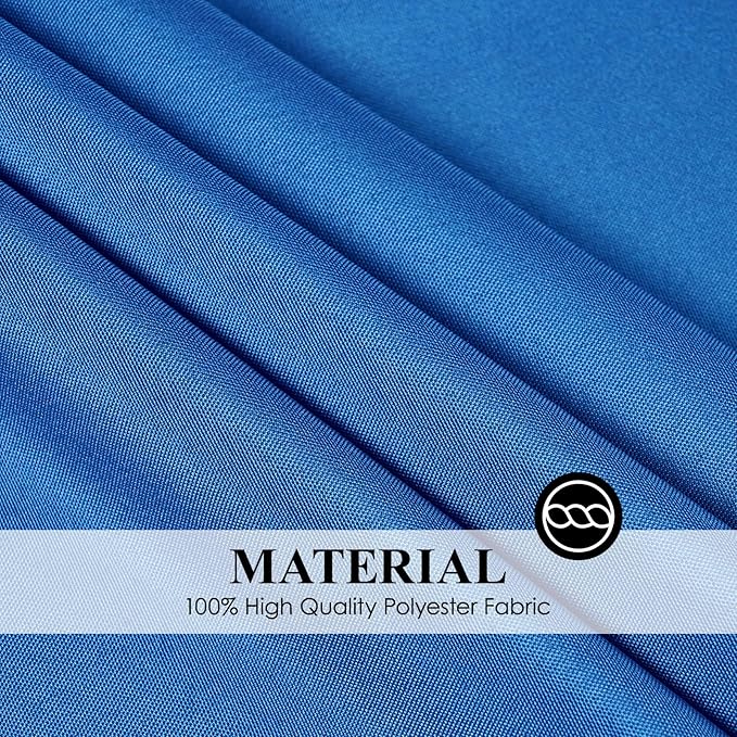 Rectangle Tablecloths 90x132 Inch 2 Pack Royal Blue Tablecloth for 6ft Washable Decorative Linen Polyester Table Cloths for 8ft Dining Table Banquets Buffet Parties and Wedding