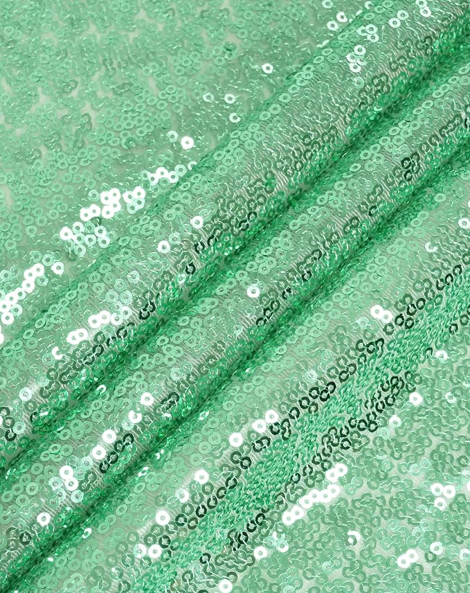 Eternal Beauty Mint Green Tablecloth, 50x80 Inch Square Rectangle Table Cover for Cake Dessert Exhibition Party Birthday Events