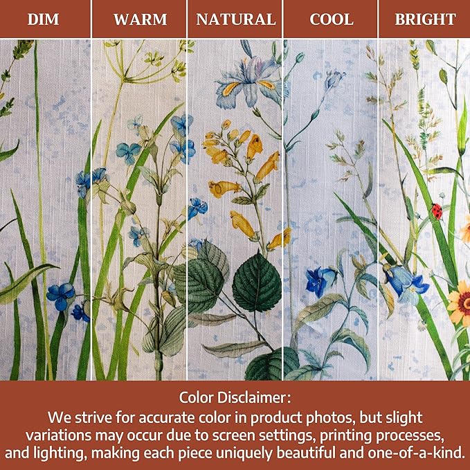 Maison d' Hermine Table Cloth Rectangle Table 100% Cotton 60 x 120 Inches Tablecloth Reusable Decorative for Dining Kitchen Room Farmhouse Party Home Hotel Restaurant Spring Summer - Fleurs De Mai