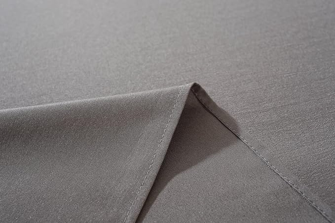 10 Pack Square Tablecloth 70 x 70 Inch Charcoal Tablecloth, Polyester Fabric Washable Table Cloth for Home, Party, Wedding or Restaurant Use.