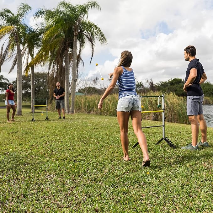 EastPoint Sports Go! Gater Premium Steel Ladderball Set - Features Sturdy Steel Material, Built-in Scoring System, Complete with All Accessories