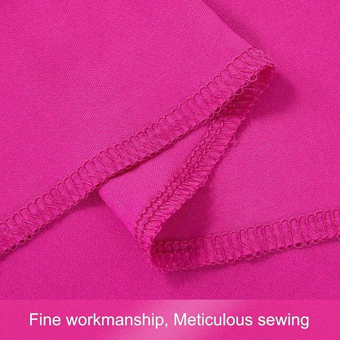 10 Panels Hot Pink Backdrop Curtains for Wedding Party Wrinkle Free Backdrops Curtain Drapes Fabric Decorations Fuchsia Photo Back Drop for Baby Shower Photography Stage Reception 50ft(W) x 12ft(H)
