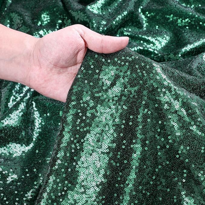 B-COOL Sequin Tablecloth Glitter Birthday Table Cloth Sparkly Shimmer for Rectangle Table Cloth 90 x 90 Inches Overlay Cloths for Party Supplies Event Wedding Decorations
