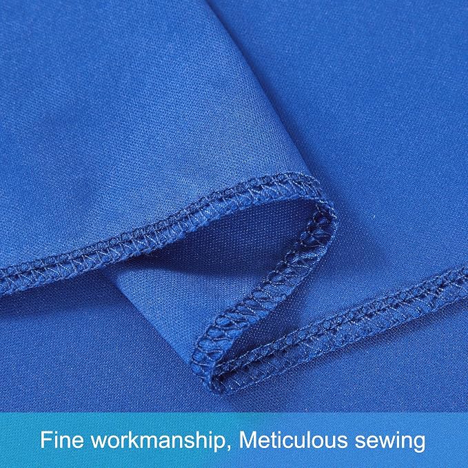 10 Panels Royal Blue Backdrop Curtains for Wedding Party Wrinkle Free Backdrops Curtain Drapes Fabric Decorations Photo Back Drop Cloth for Baby Shower Photography Stage Reception 50ft(W) x 12ft(H)