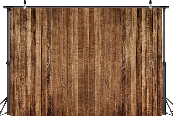 20x10 FT Wood Backdrop for Photography Rustic Brown Wooden Board Background Decoration Large Floor Wall Photo Booth Birthday Party Banner Holiday Celebration Event Anniversary Supplies