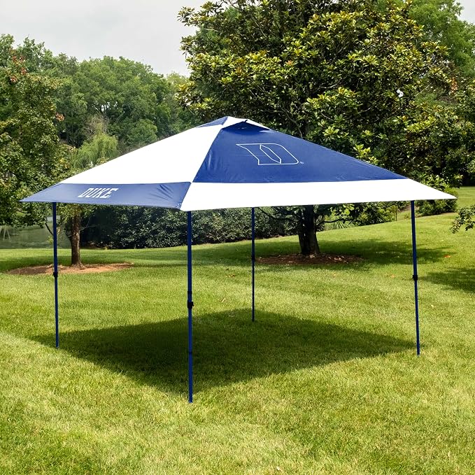 Logo Brands NCAA 12x12 Solo Up Canopy - 144 Square Feet of Shade – One-Person Easy Setup, UV-50 Protection, Rolling Storage Bag – Perfect Tent for Tailgates and Outdoor Events