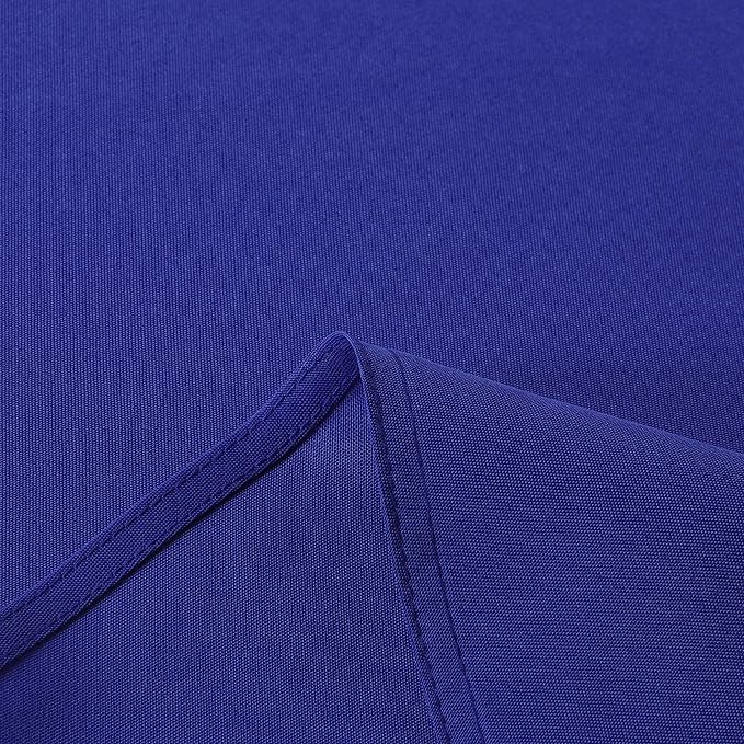 sancua Rectangle Tablecloth - 54 x 78 Inch - Stain and Wrinkle Resistant Washable Polyester Table Cloth, Decorative Fabric Table Cover for Dining Tables, Buffet Parties and Camping, Blue