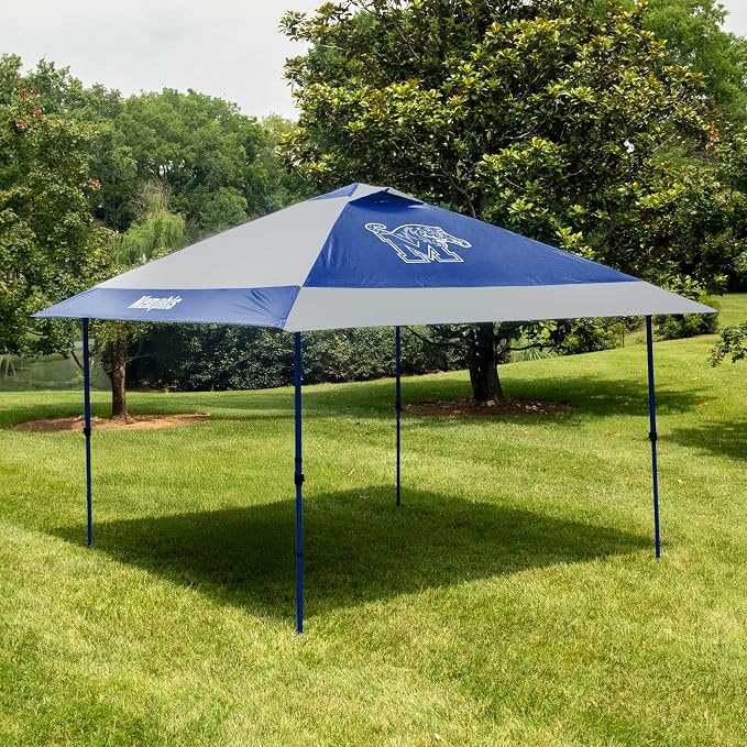 Logo Brands NCAA 12x12 Solo Up Canopy - 144 Square Feet of Shade – One-Person Easy Setup, UV-50 Protection, Rolling Storage Bag – Perfect Tent for Tailgates and Outdoor Events