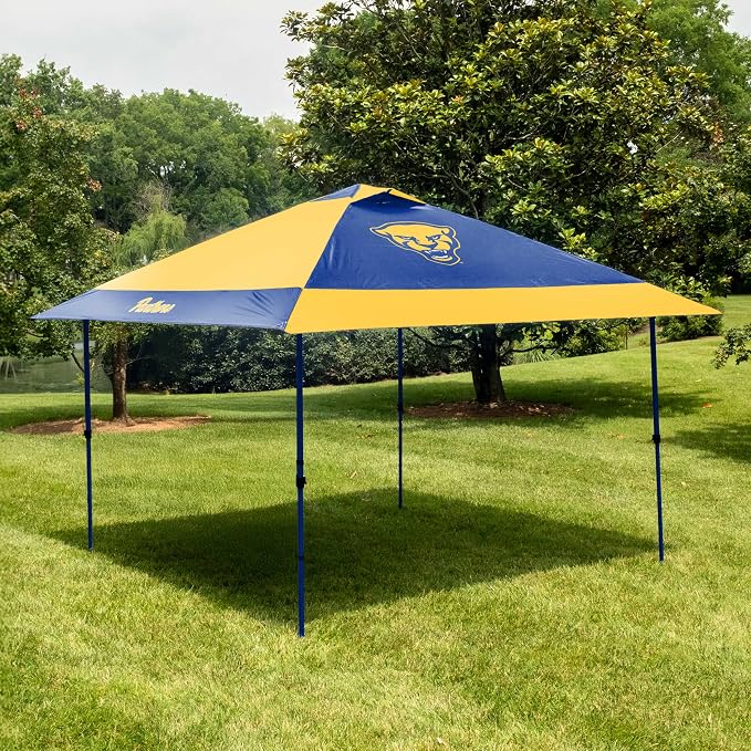 Logo Brands NCAA 12x12 Solo Up Canopy - 144 Square Feet of Shade – One-Person Easy Setup, UV-50 Protection, Rolling Storage Bag – Perfect Tent for Tailgates and Outdoor Events