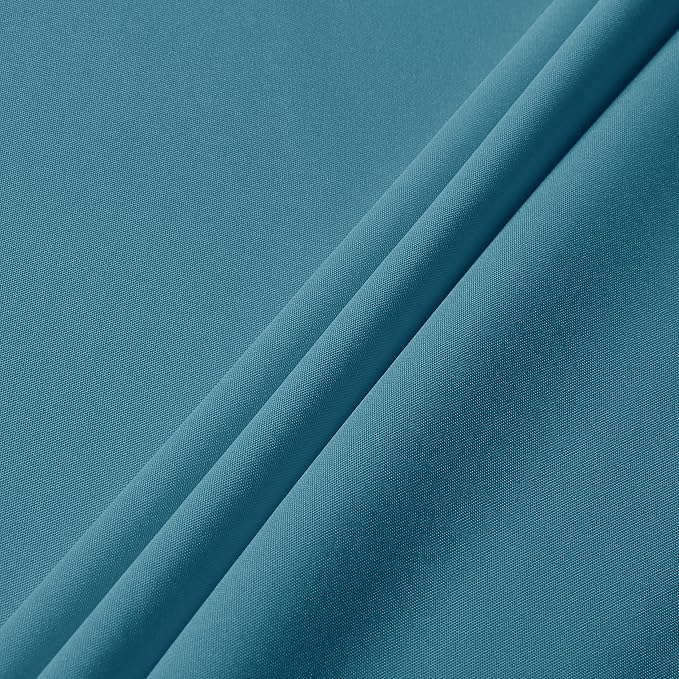 sancua Rectangle Tablecloth - 70 x 108 Inch - Stain and Wrinkle Resistant Washable Polyester Table Cloth, Decorative Fabric Table Cover for Dining Tables, Buffet Parties and Camping, Teal